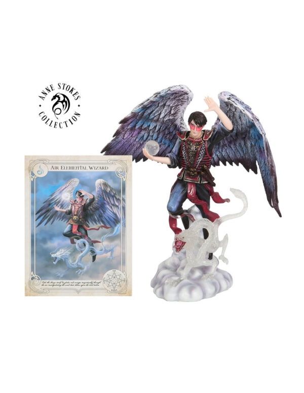 Elemento Aire, Mago by Anne Stokes