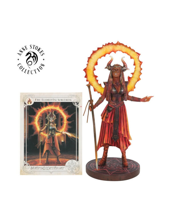 Elemento Fuego, Hechicera by Anne Stokes
