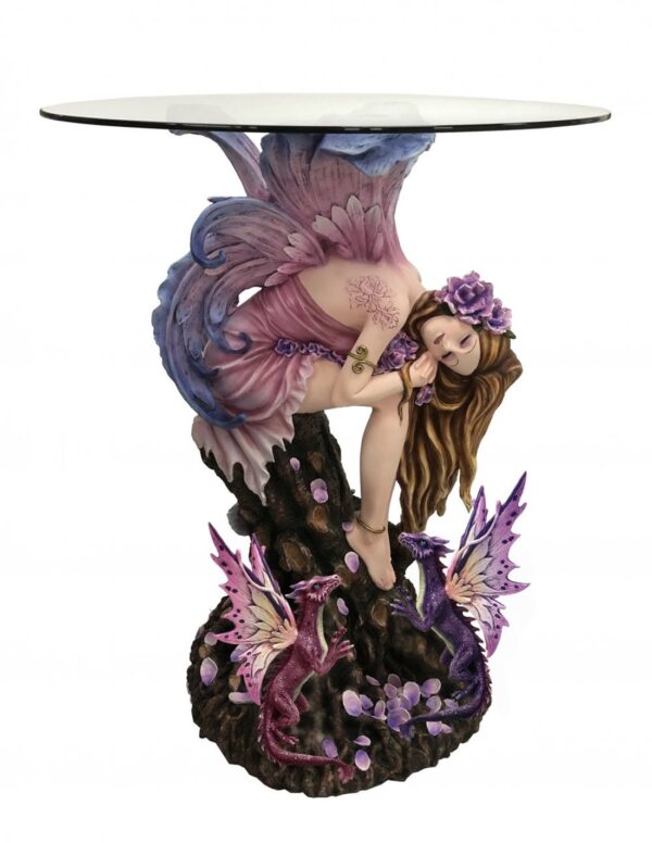 Mesa Flora con Dragón